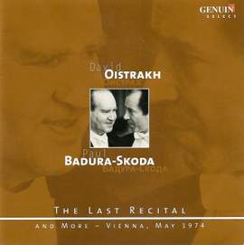 The Last Recital - David Oistrakh & Paul Badura-Skoda