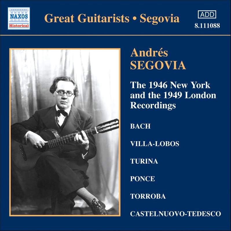 Cd Andrés Segovia - The Master Guitarist