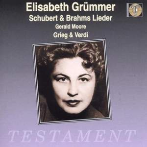 Elisabeth Grümmer - Schubert & Brahms Lieder