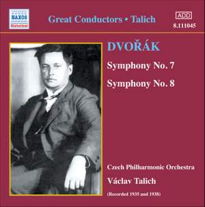 Václav Talich Dvořák Symphony No.6 CD Antonin Dvorak, Václav Talich, Czech Philharmonic Orchestra