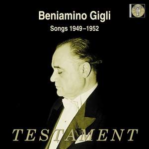 Beniamino Gigli: Songs 1949-1952