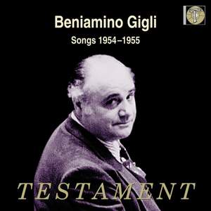 Beniamino Gigli: Songs 1954-1955