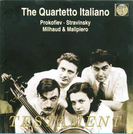 Quartetto Italiano: 20th century quartets