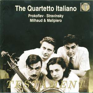 Quartetto Italiano: 20th century quartets