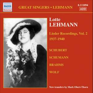 Great Singers - Lotte Lehmann