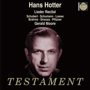 Hans Hotter - Lieder Recital