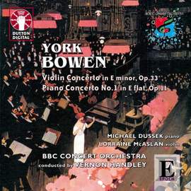 York Bowen - Violin & Piano Concertos