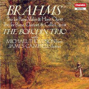 Brahms: Horn Trio & Clarinet Trio