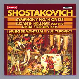 Shostakovich: Symphony No. 14 in G minor, Op. 135