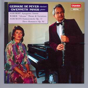 Schubert, Schumann & Weber: Works for Clarinet & Piano