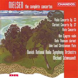 Nielsen: Flute, Clarinet & Violin Concertos