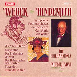 Weber: Overtures & Hindemith: Symphonic Metamorphosis on Themes by Carl Maria von Weber
