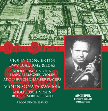 J S Bach - Violin Concertos