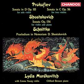 Prokofiev, Schnittke & Shostakovich: Works for one and two violins