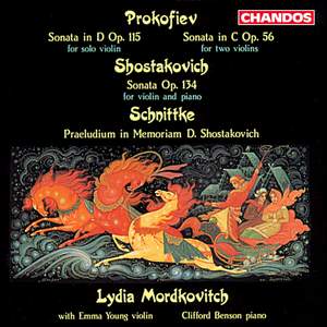 Prokofiev, Schnittke & Shostakovich: Works for one and two violins