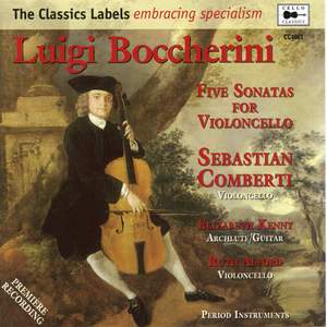 Luigi Boccherini - Five Sonatas for Violoncello Product Image