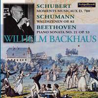 Wilhelm Backhaus plays Schubert, Schumann and Beethoven