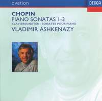 Chopin: Piano Sonatas Nos. 1-3