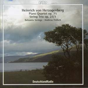 Herzogenberg, L: Piano Quartet, Op. 75 in E minor, etc.