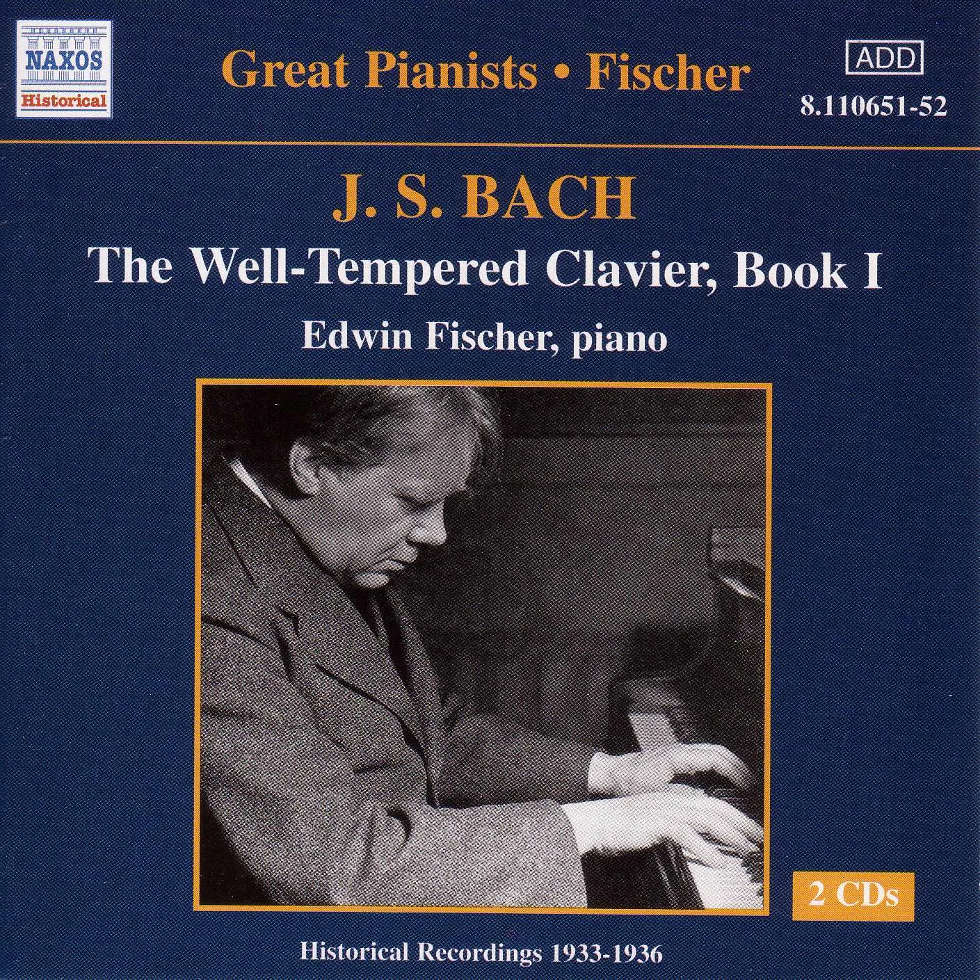 Bach, J S: The Well-Tempered Clavier, Book 1 - Naxos: 8110651-52