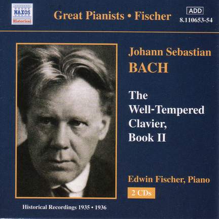Bach, J S: The Well-Tempered Clavier, Book 2