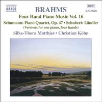 Brahms: Four Hand Piano Music, Volume 16