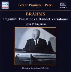 Brahms: Variations and Rhapsodies
