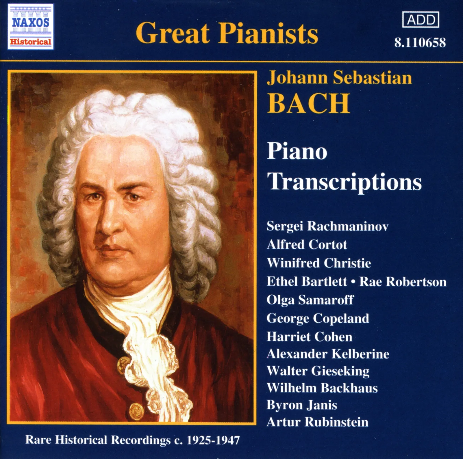 Bach - Piano Transcriptions Volume 1 (MP3)