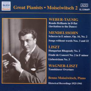 Great Pianists - Moiseiwitsch 2