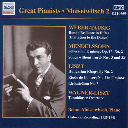 Great Pianists - Moiseiwitsch 2