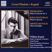 Prokofiev: Piano Concerto No. 3, Khachaturian: Piano Concerto & Shostakovich: 3 Preludes