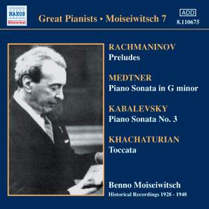 Great Pianists - Moiseiwitsch 7 Product Image