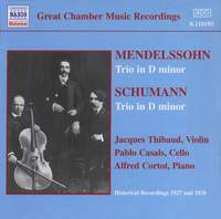 Mendelssohn & Schumann: Piano Trios