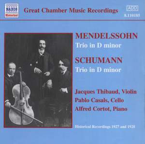 Mendelssohn & Schumann: Piano Trios