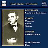 Ignaz Friedman: Complete Recordings 1923-41 - Danacord: DACOCD861