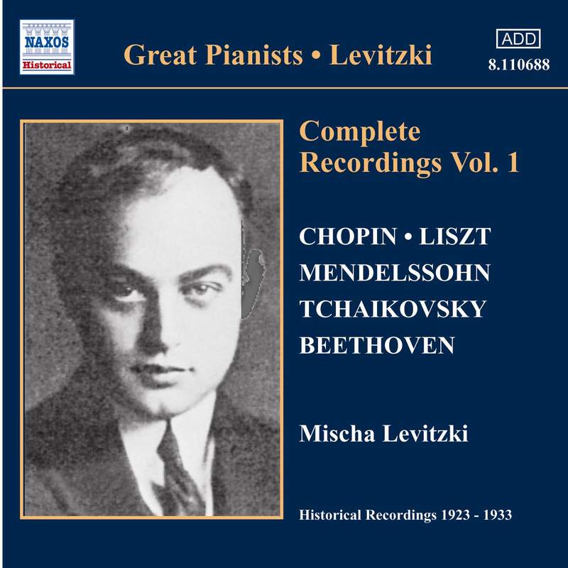 Great Pianists - Mischa Levitzki - Naxos: 8110769 - download