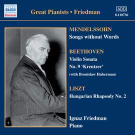 Great Pianists - Ignaz Friedman
