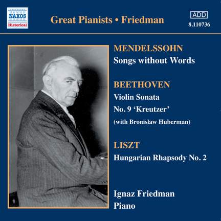 Great Pianists - Ignaz Friedman