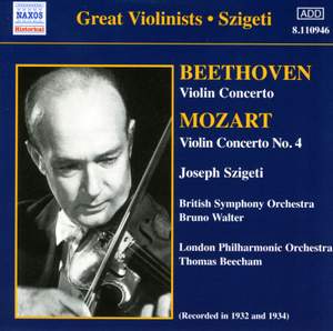 Great Violinists - Szigeti
