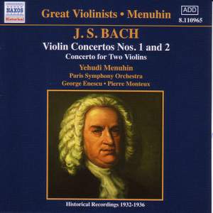 Yehudi Menuhin plays Bach