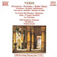 Verdi - Overtures, Preludes & Ballet Music