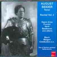 August Seider Opera recital, volume 2