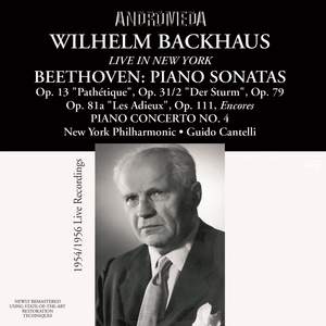 Wilhelm Backhaus - Live in New York