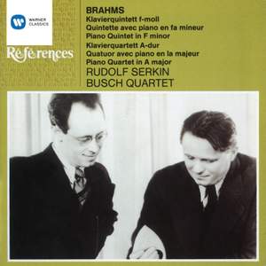 Brahms: Piano Quintet in F minor, Op. 34, etc.