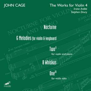 Cage Edition Volume 23 - The Works for Violin 4