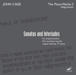 Cage Edition Volume 14 - Piano Works 2