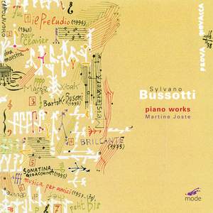 Sylvano Bussotti - Piano Works
