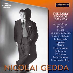 Nicolai Gedda - The Early Records 1952 - 1956