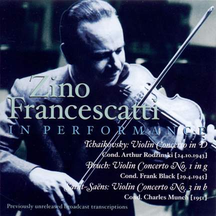 Zino Francescatti In Performance