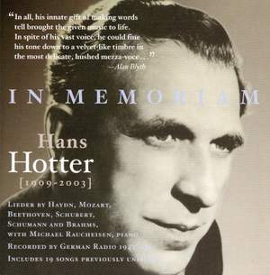 In Memoriam Hans Hotter Product Image